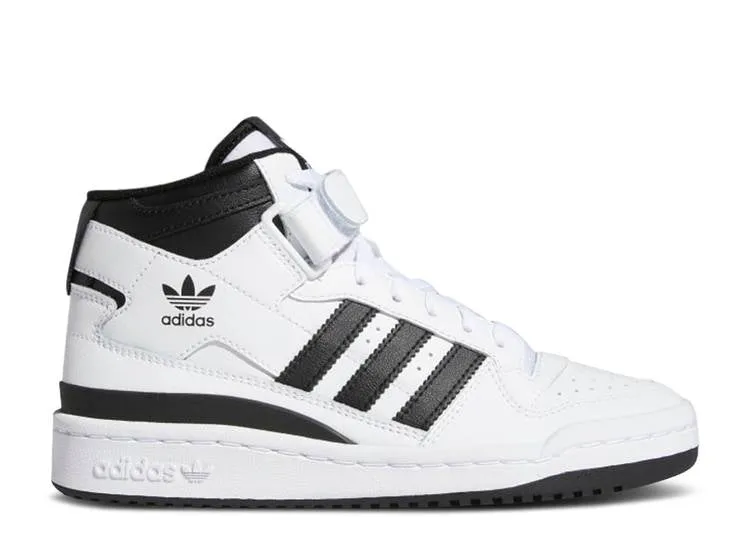 Adidas FORUM MID J 'WHITE BLACK' sneakers, white