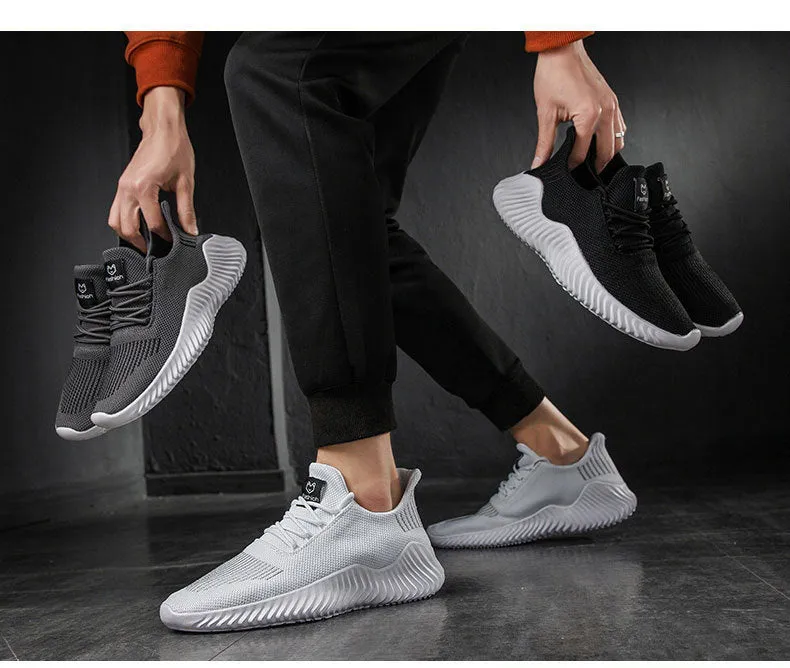 Air Floater Breathable Casual Lace-Up Shoes