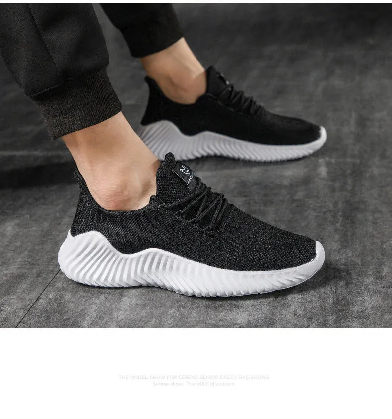 Air Floater Breathable Casual Lace-Up Shoes