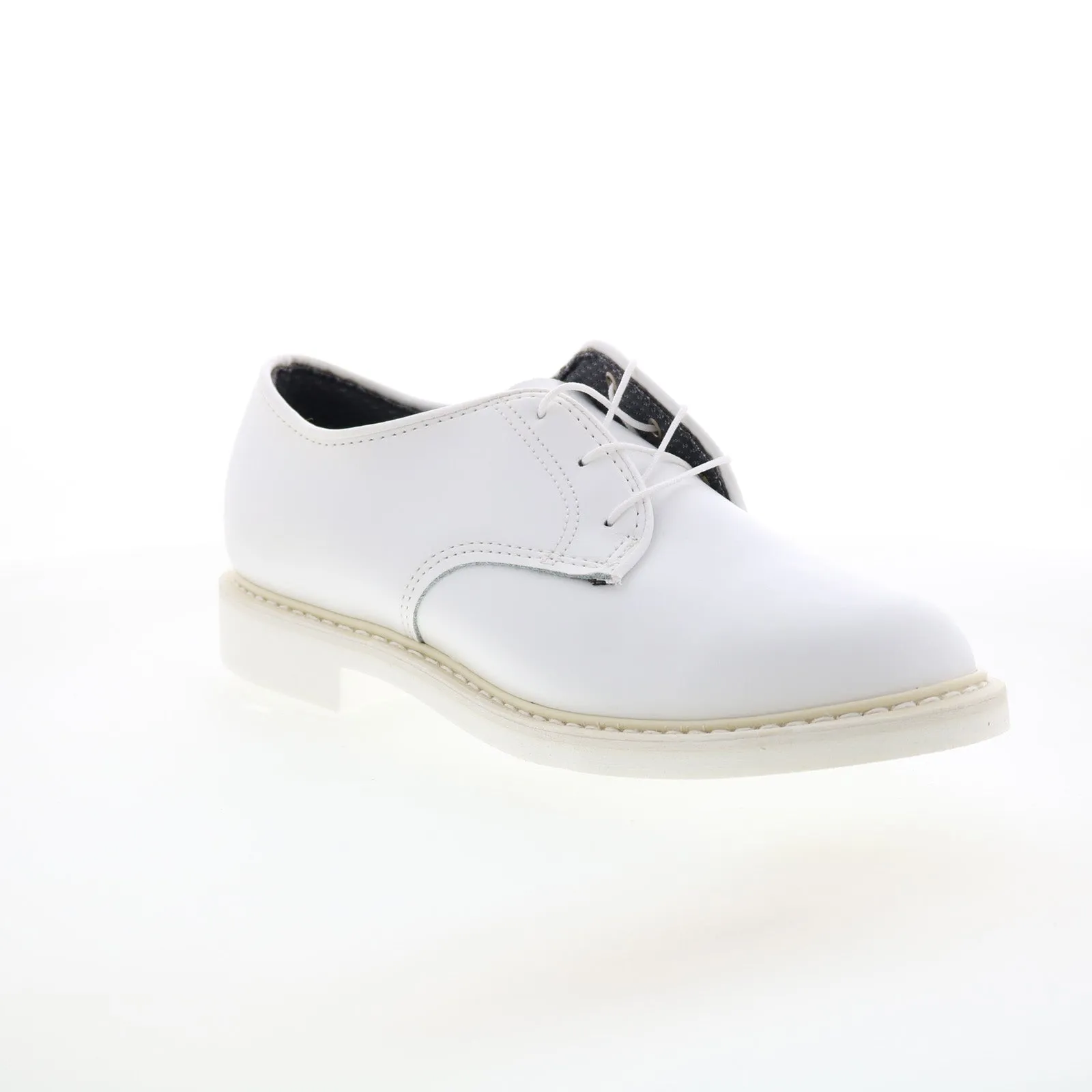 Altama O2 Oxford Leather 609318 Womens White Wide Oxfords Plain Toe Shoes