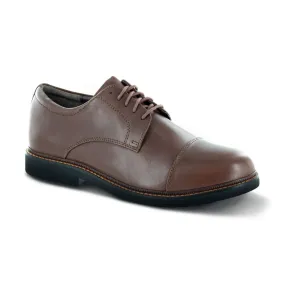 Apex Lexington Cap Toe Men's Oxford Dress Shoe In Brown