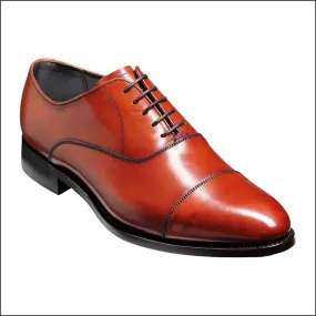 Barker Duxford Rosewood Calf Oxford Toe Cap--