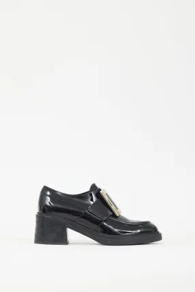 Black & Gold Patent Leather Viv Ranger Loafer