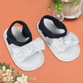 Bowknot Girls Premium Anti-Slip Sandals - White