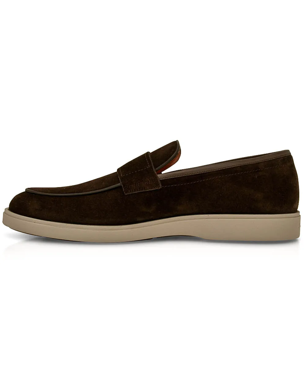 Brown Suede Loafer