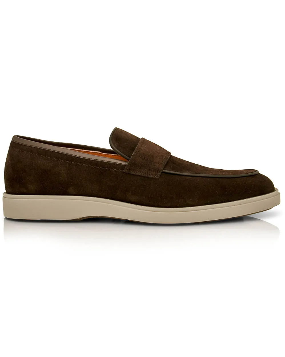 Brown Suede Loafer