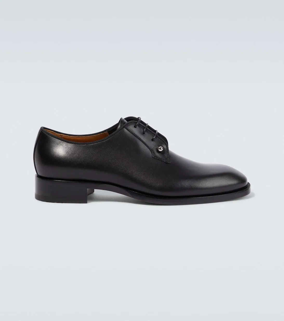 Chambeliss Christian Louboutin leather derby shoes, black