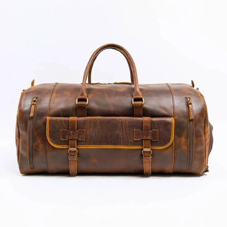 Christine Genuine Leather Duffle Bag