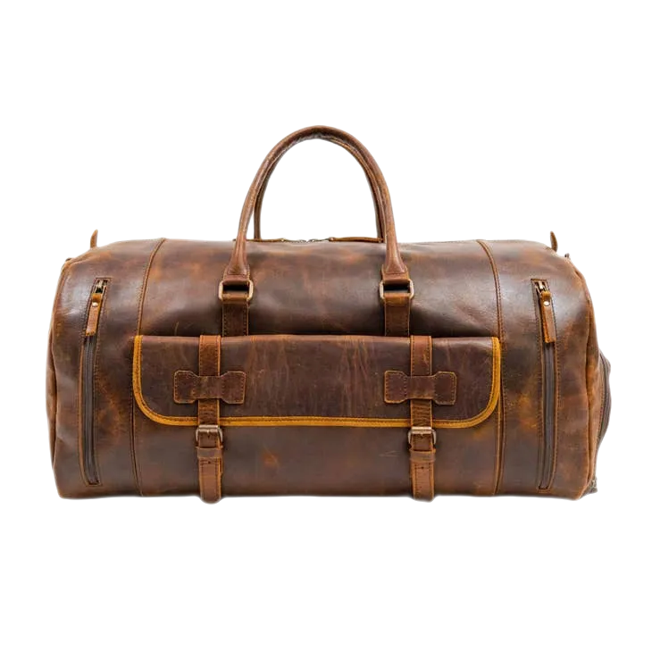 Christine Genuine Leather Duffle Bag