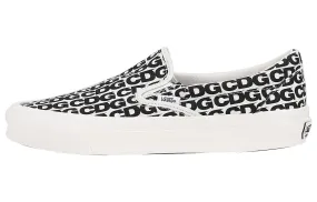 Comme Des Garcons x Vans Vault LX Slip-on White Black