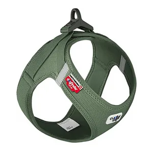 Curli Clasp Air-Mesh Vest Dog Harness Moss