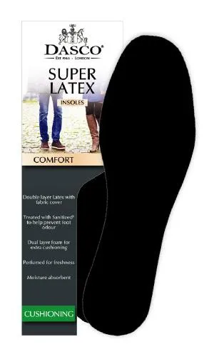 Dasco Ladies Super Latex Insoles