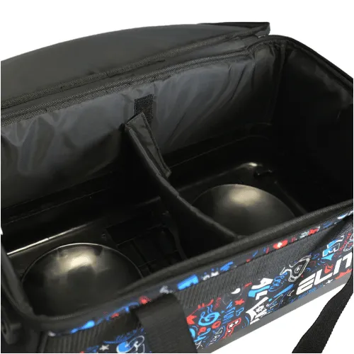 ELITE Basic Double Roller Bowling Graffiti Bowling Bag