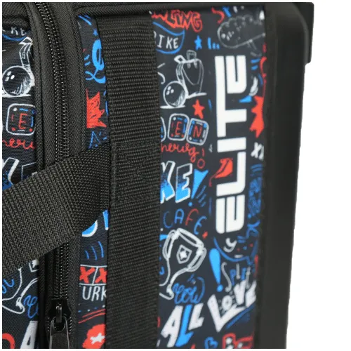 ELITE Basic Double Roller Bowling Graffiti Bowling Bag