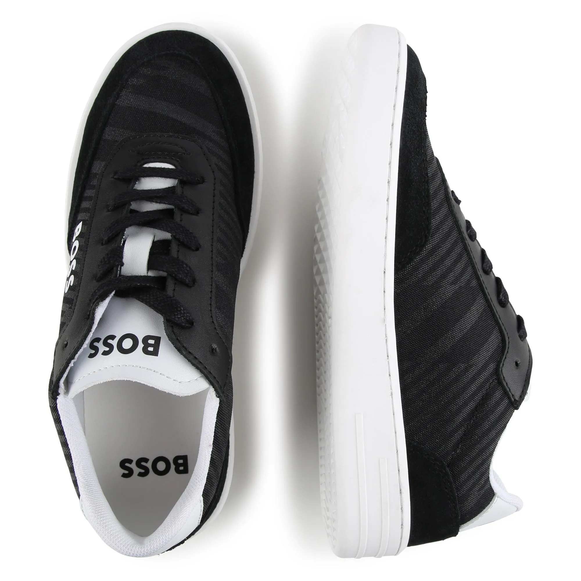 Hugo Boss Black Striped Sneakers