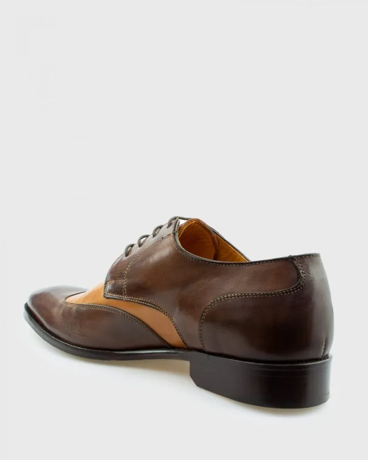 IMASCI 8450VIT BRANDY TWO TONE DERBY SHOE