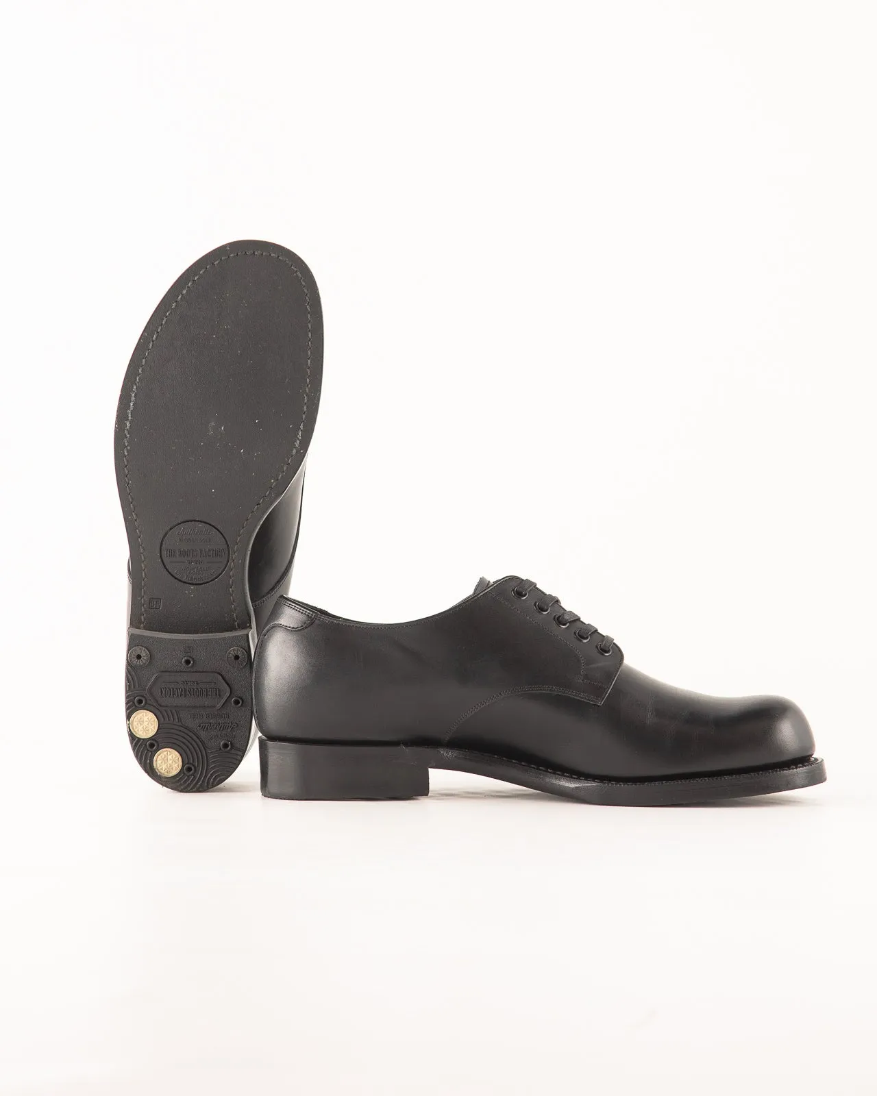 In'Ei Derby Shoes - Black Dutch Box Calf