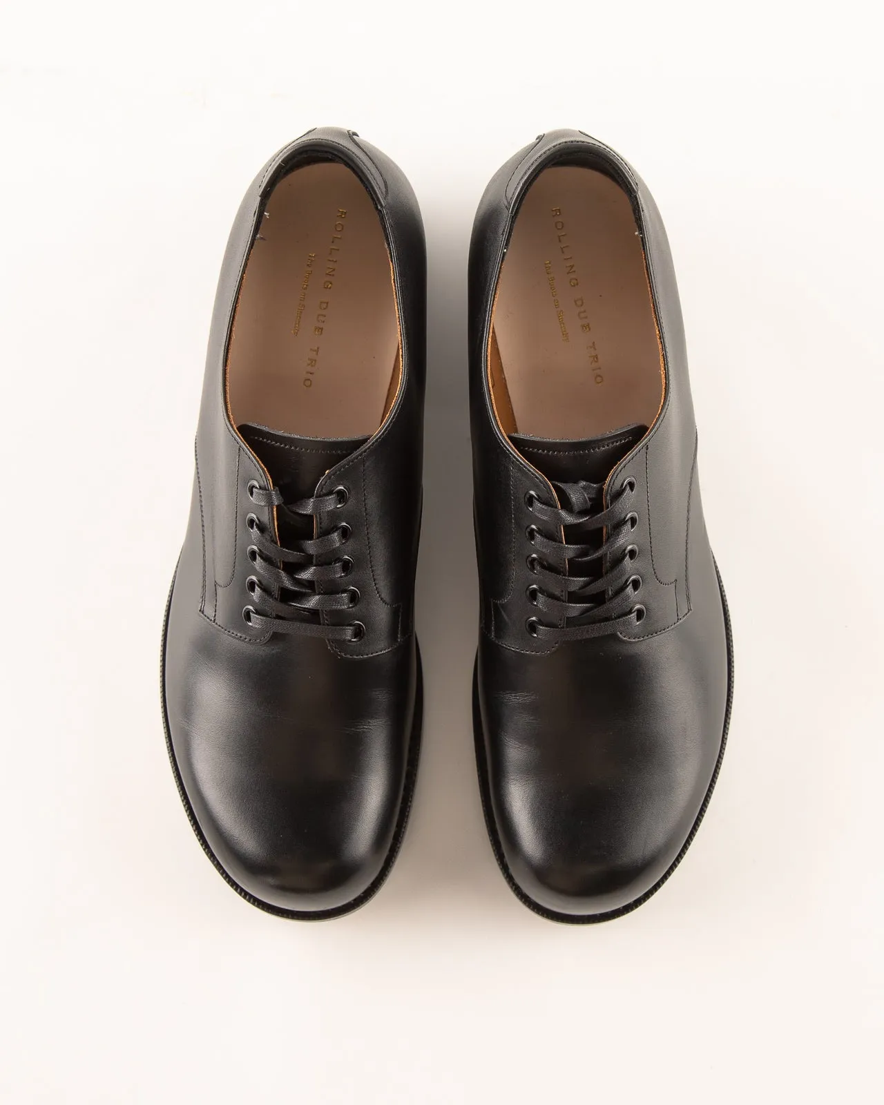 In'Ei Derby Shoes - Black Dutch Box Calf