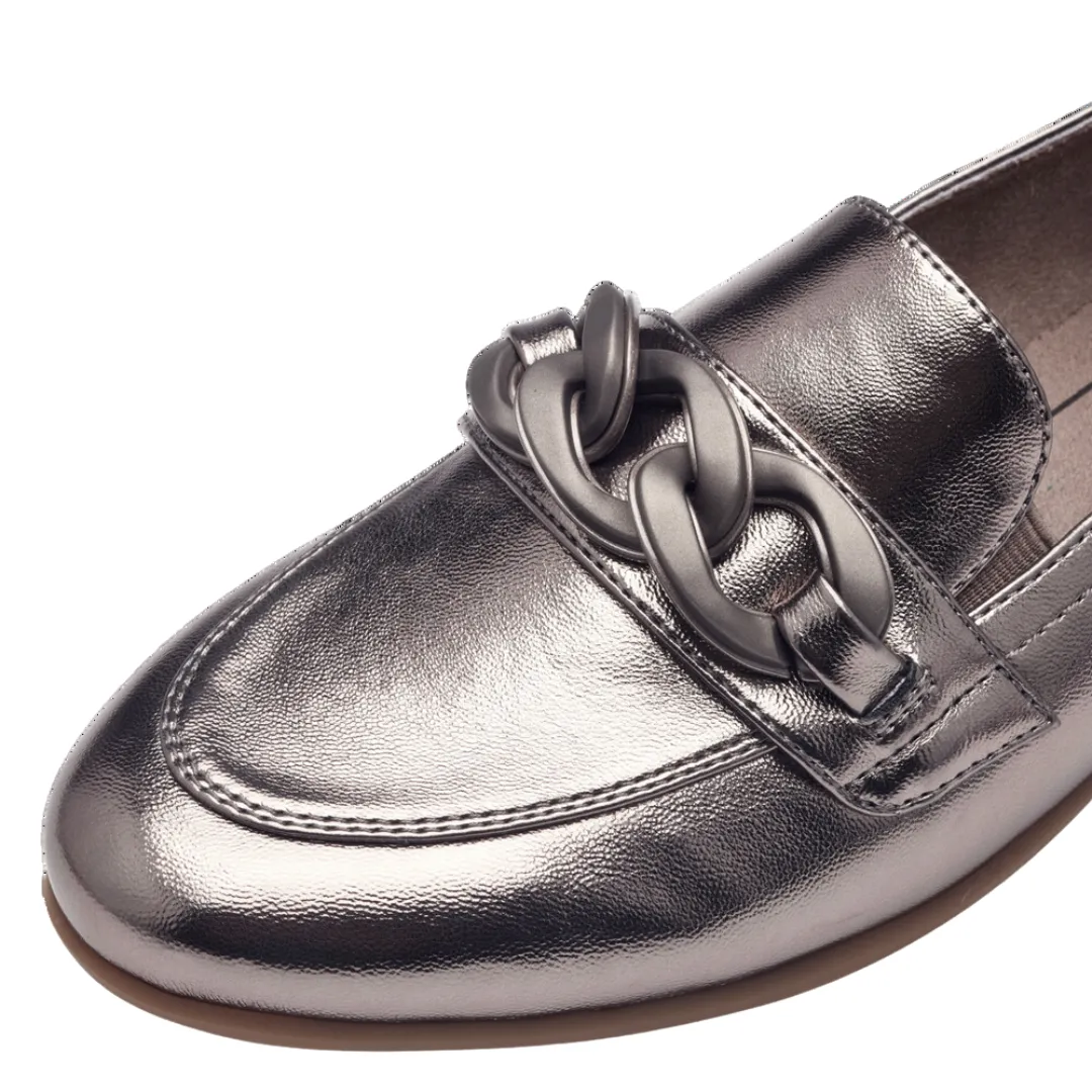 Jana Womens Loafer 24260 Pewter