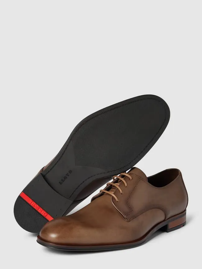 Leather derby shoes model "SABER" Lloyd, beige