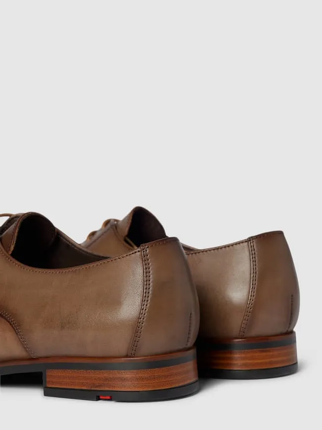 Leather derby shoes model "SABER" Lloyd, beige