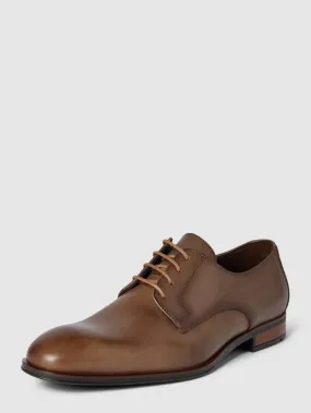 Leather derby shoes model "SABER" Lloyd, beige