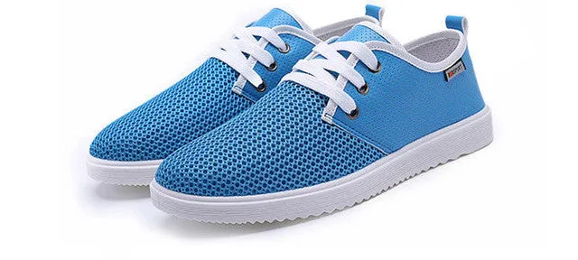 Mens Casual Lace Up Breathable Sneakers