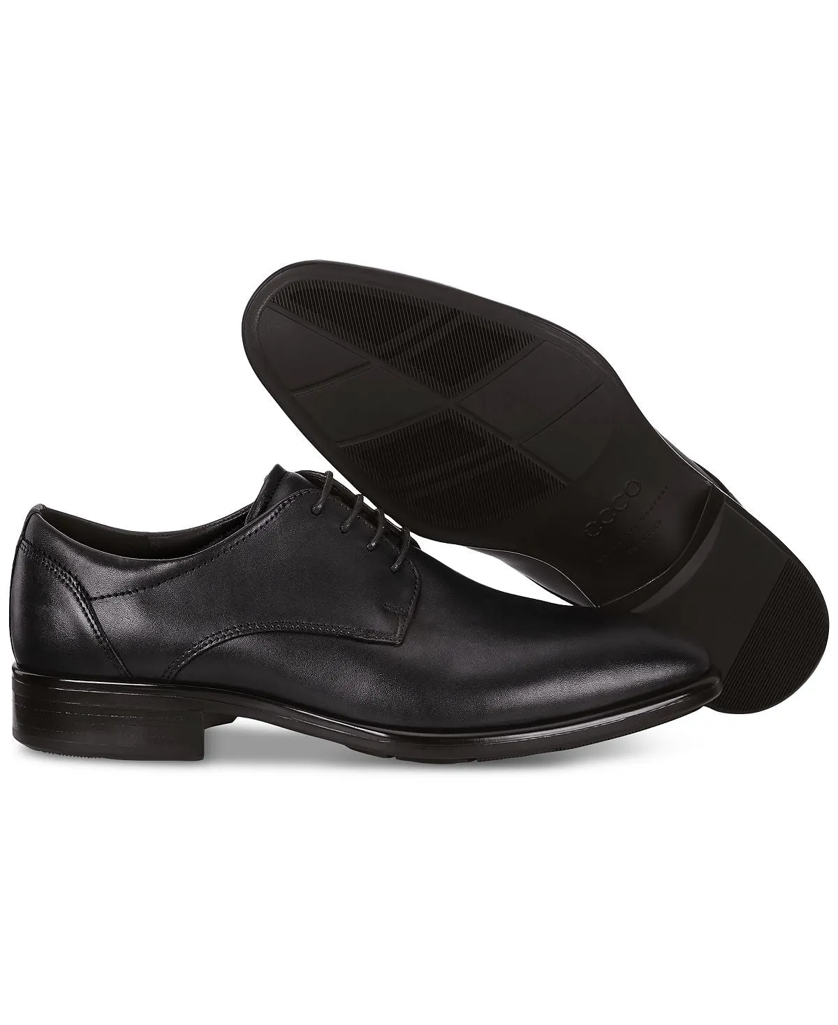 Men's citytray Ecco derby shoes, black