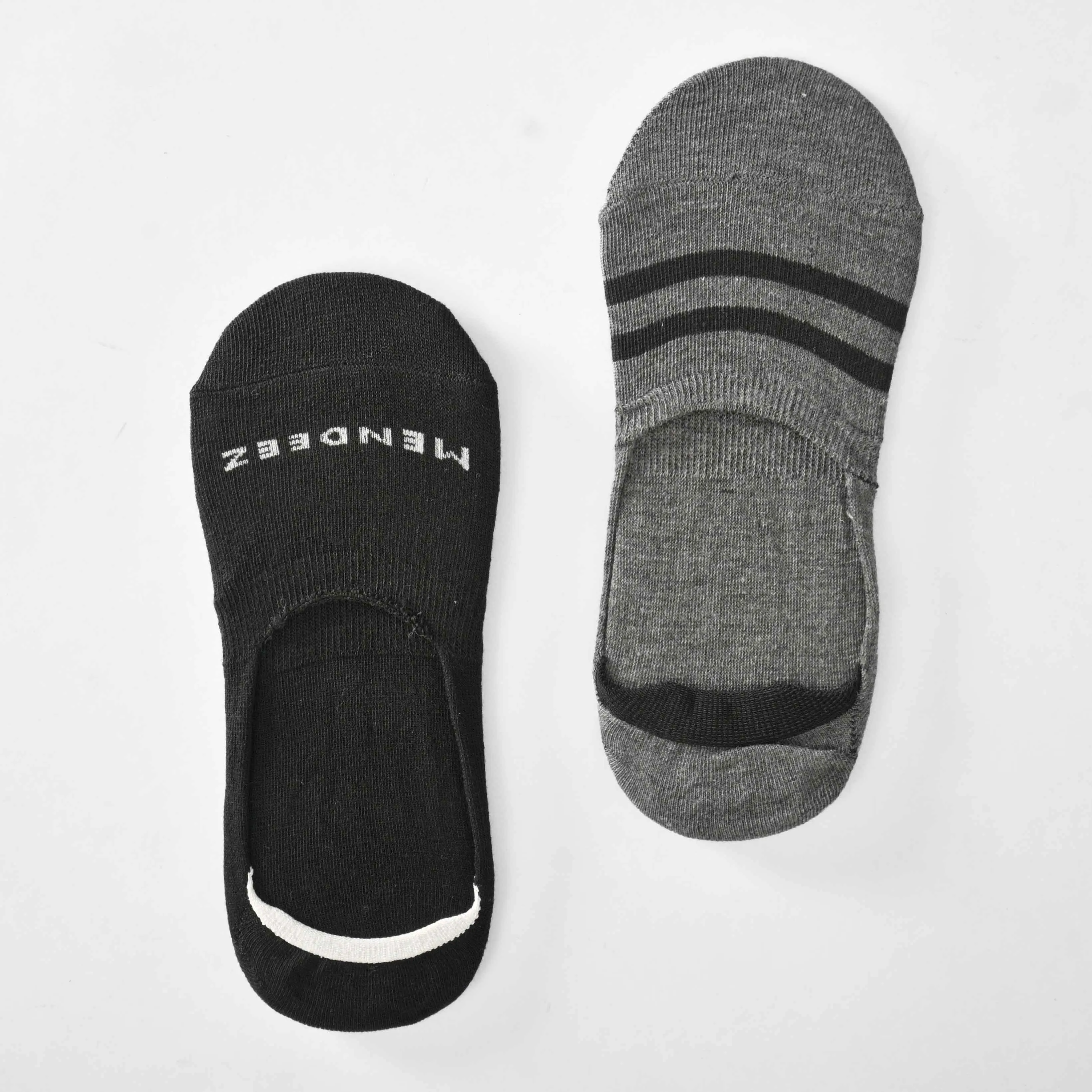 Men's Cotton Invisible Socks - Pack of 2 Pairs