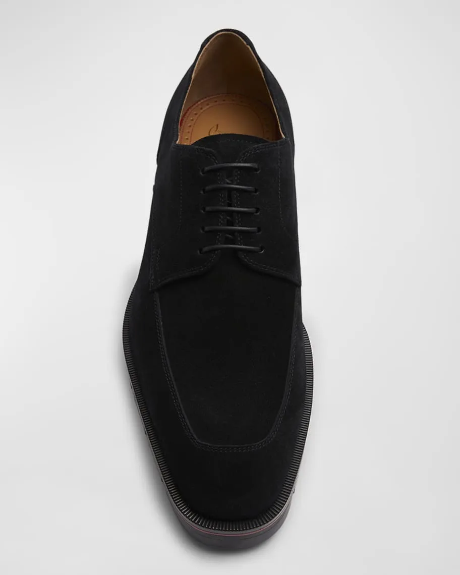 Men's Davisol Lug Sole Christian Louboutin Derby Shoes