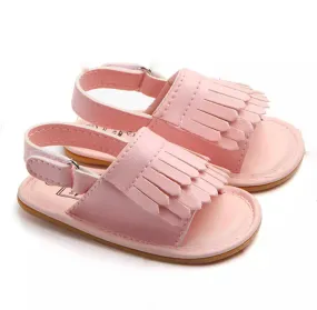 MILA - TASSEL BABY SHOES - PINK