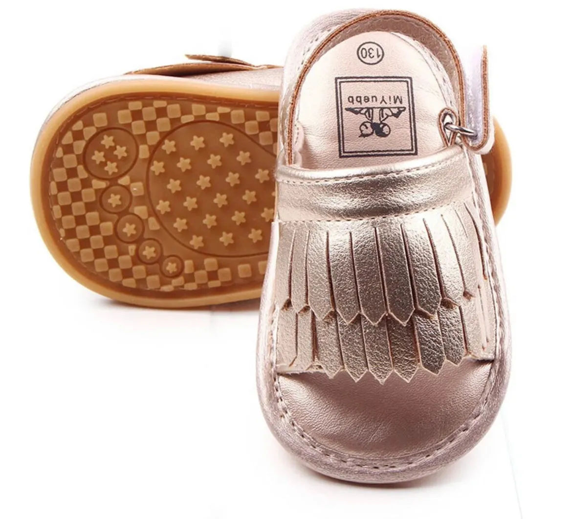 MILA - TASSEL BABY SHOES - PINK