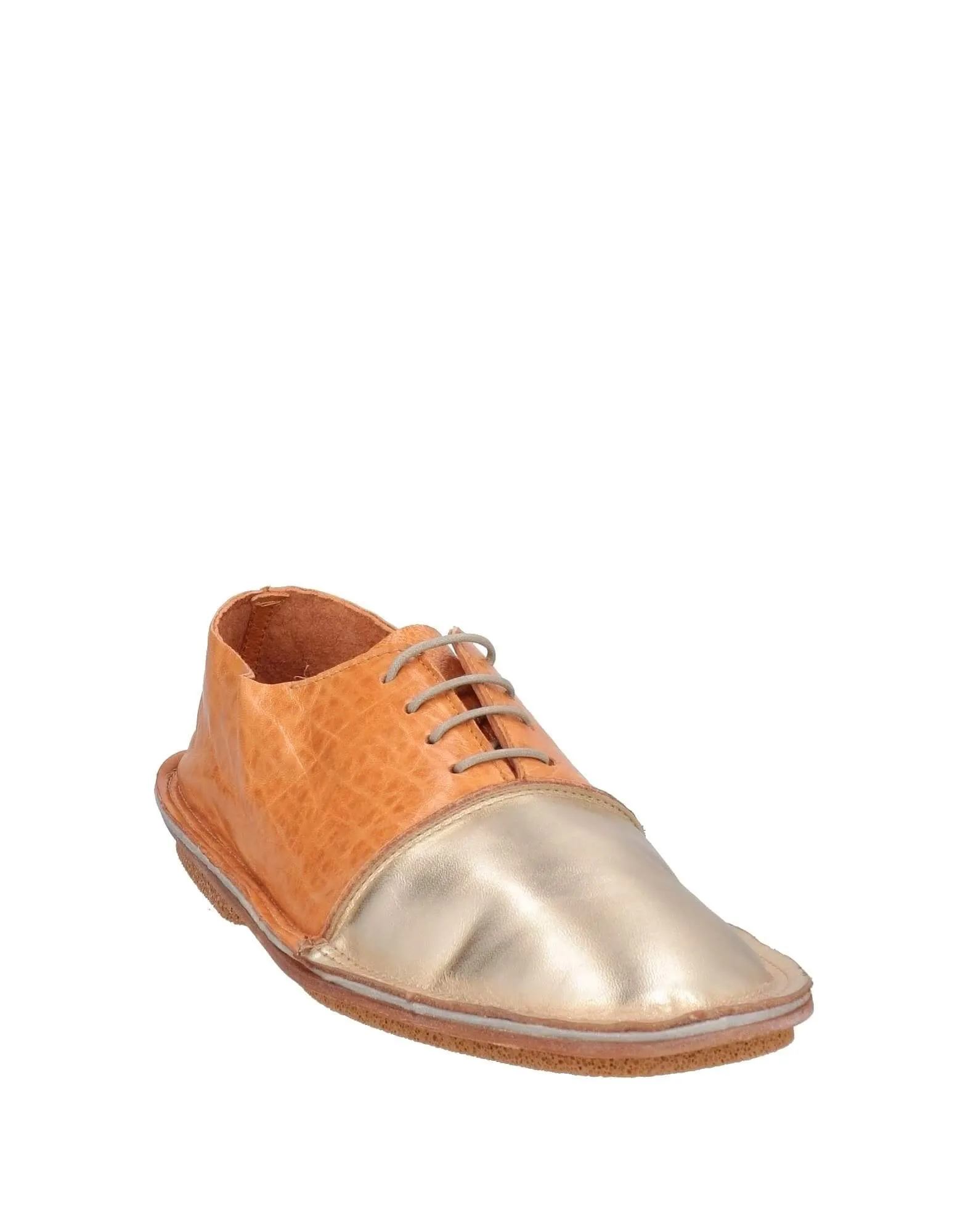 Moma Laced shoes, tan/gold