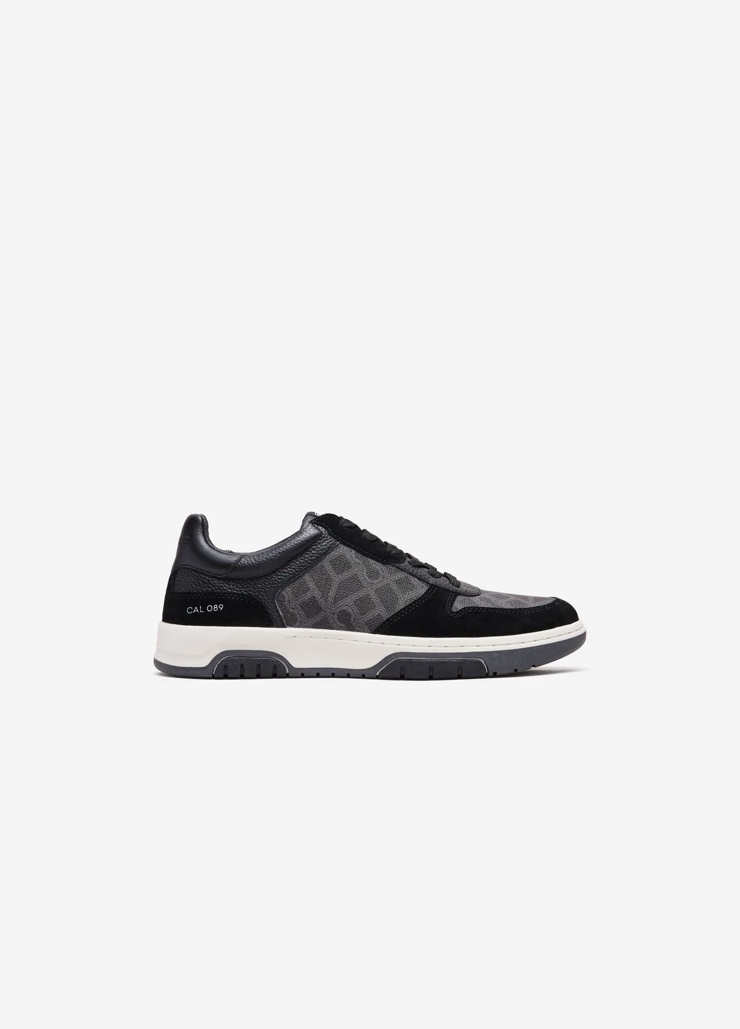 Monogram Court Sneaker Black Combo