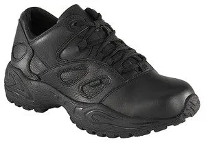 Reebok Men's Postal Certified Black Athletic Leather Oxford Soft Toe Shoe