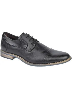 Senator Lace Up Derby Shoes in Black