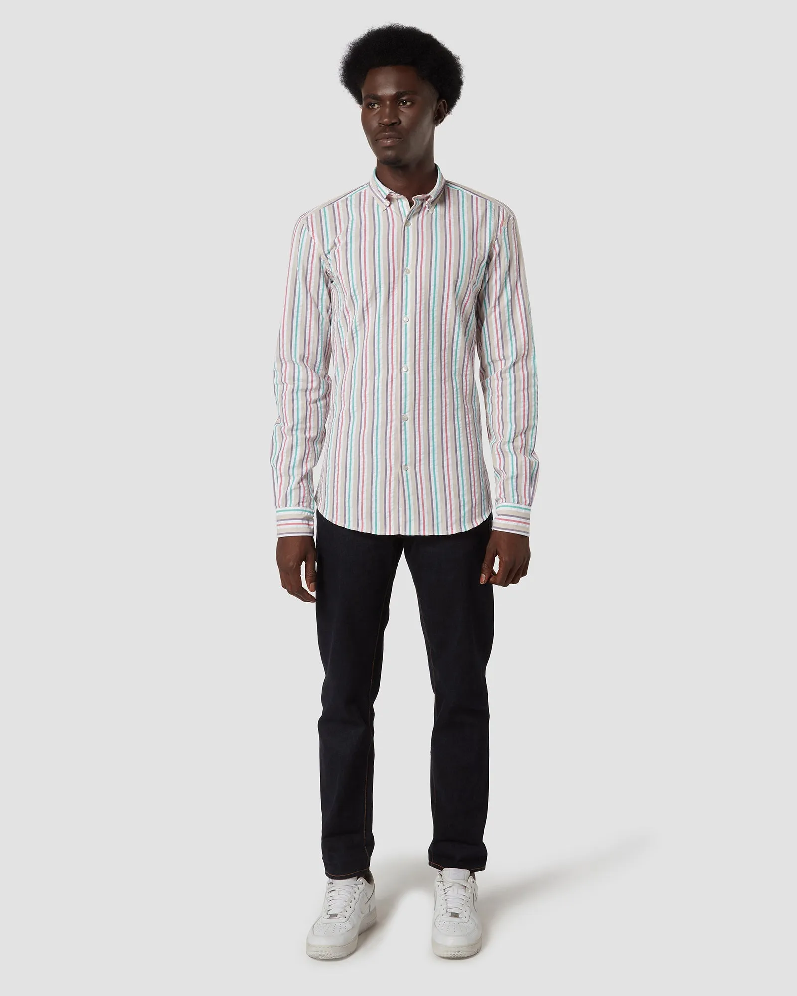 Somelos Sweet Floss Striped Shirt