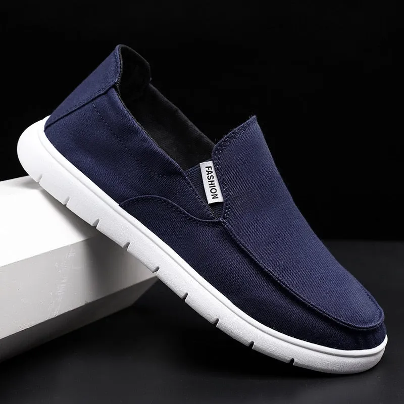 Stylish Dude Style Canvas Slip-ons