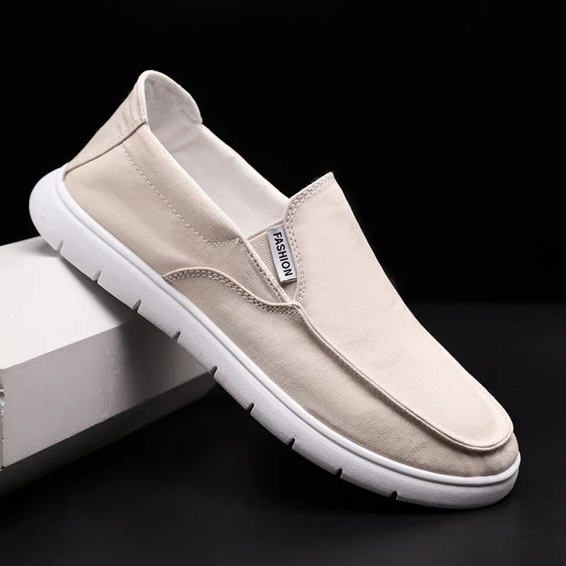 Stylish Dude Style Canvas Slip-ons