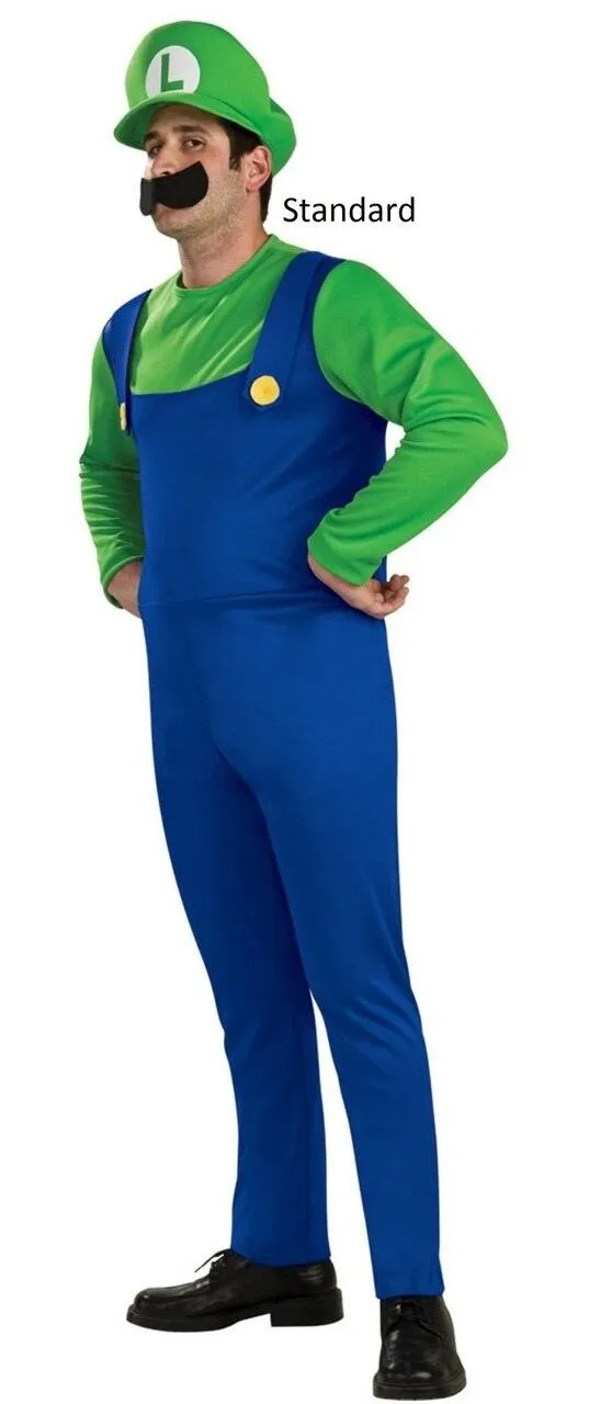 Super Mario Bros Adult Luigi Costume