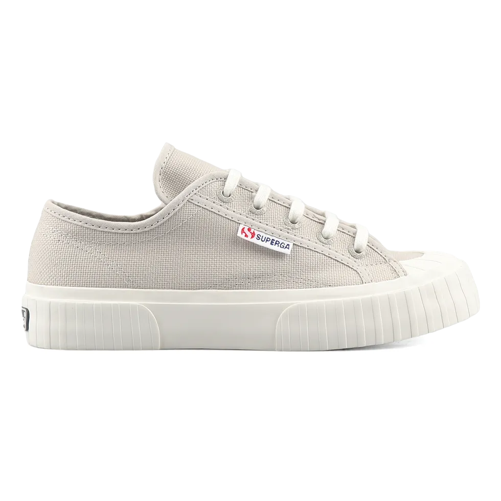 Superga 2630 Stripe Grey Sand-F Avorio