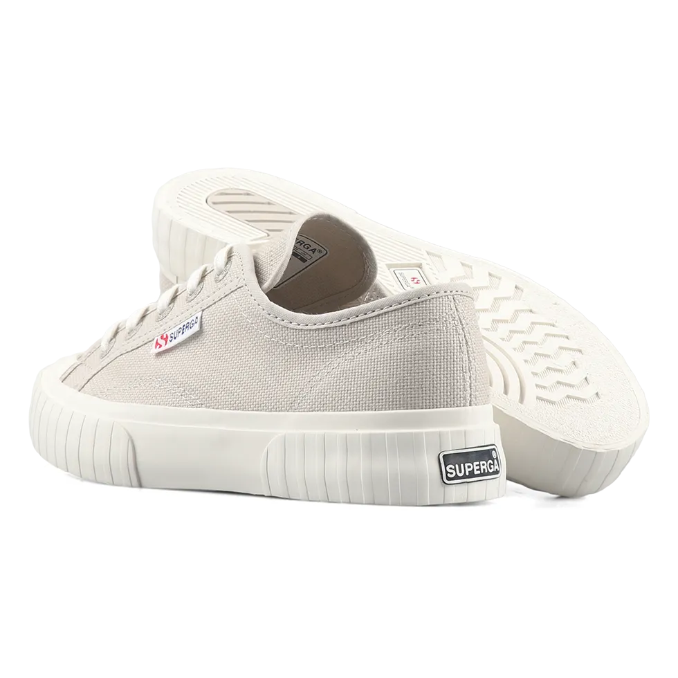 Superga 2630 Stripe Grey Sand-F Avorio