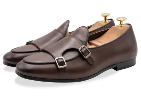 Tuerto Walnut Double Monk Loafer