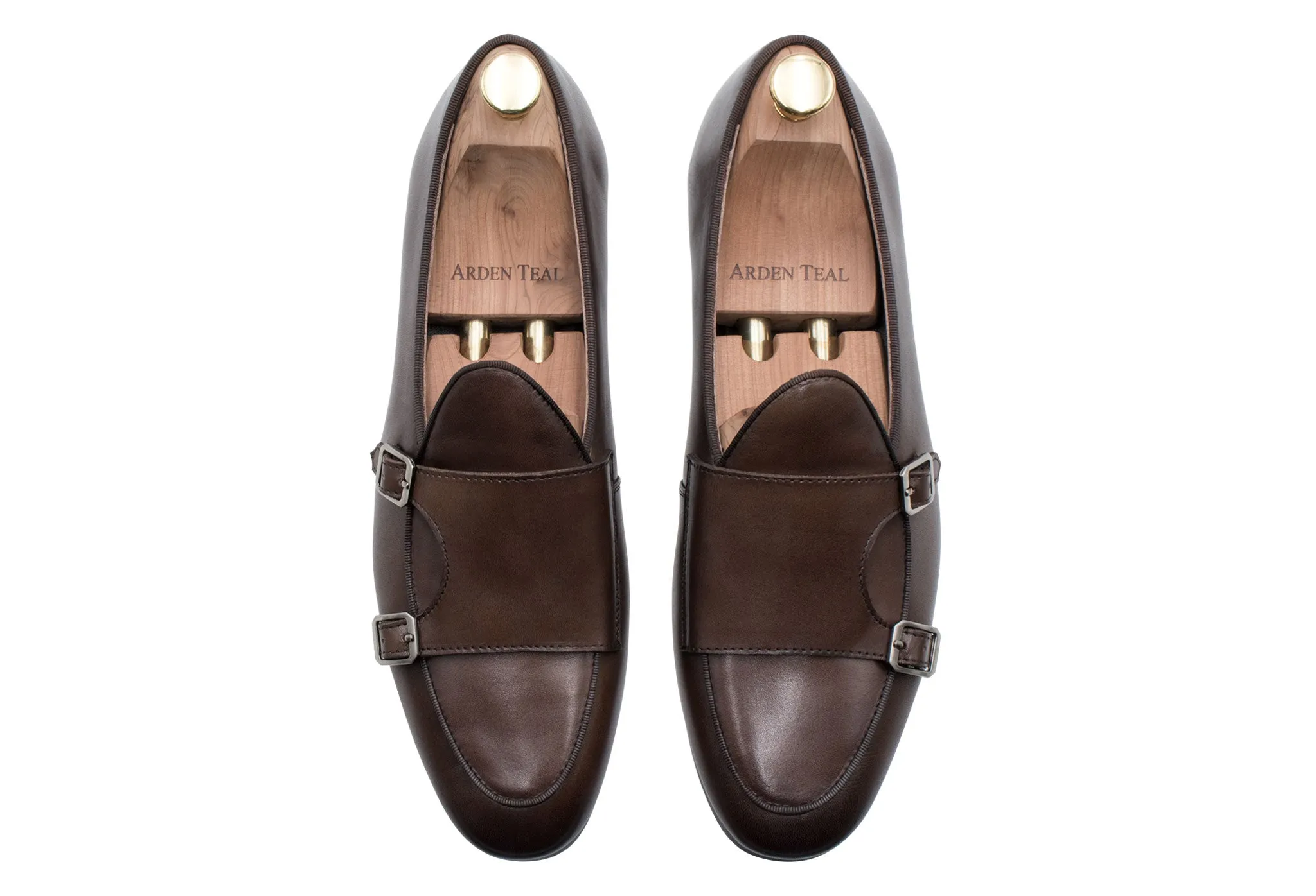 Tuerto Walnut Double Monk Loafer