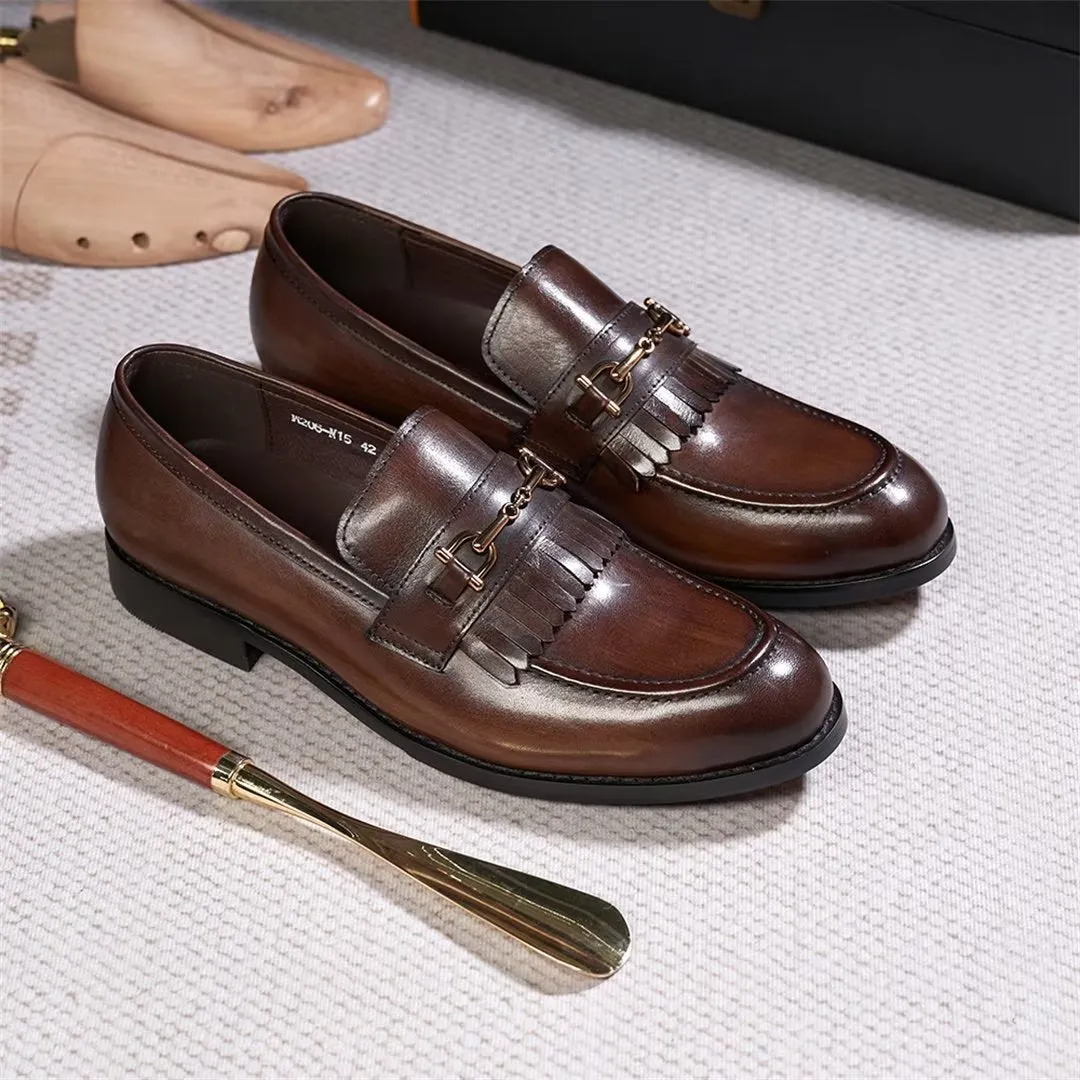 Urban Sophisticate Slip-On Dress Shoes