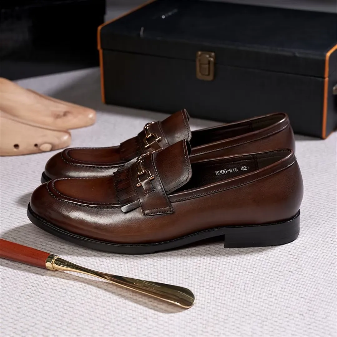 Urban Sophisticate Slip-On Dress Shoes