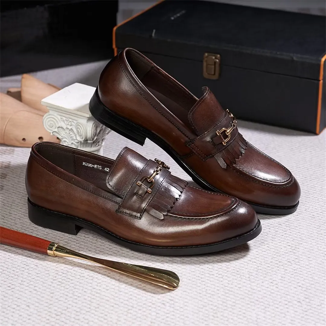 Urban Sophisticate Slip-On Dress Shoes