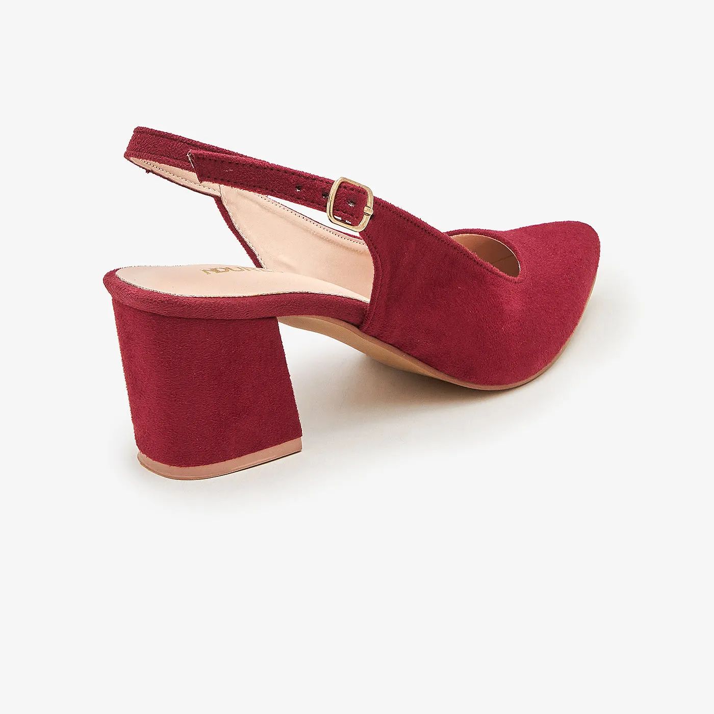 Women's Plain Block Heels